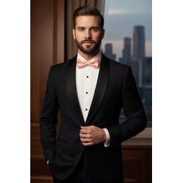 Bílý motýlek Ceremoni s lesklými ornamenty