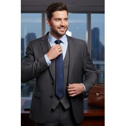 Egyszínű nyakkendő - barna