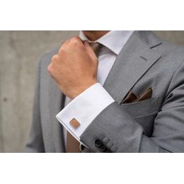 Strieborné manžetové gombíky Rose Gold