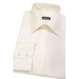 Herren Hemd SLIM verdeckte Knopfleiste Beige