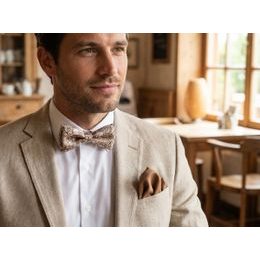 Bawełniana muszka czerwona z białą kropką