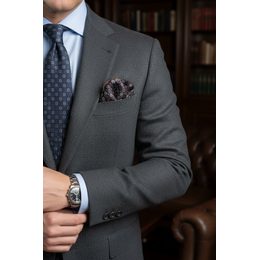 Selyem díszzsebkendő lóval