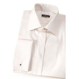 Cămașă crem Slim Fit pentru butoni