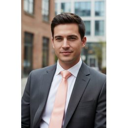 Hellblaue Krawatte mit Blumenmuster