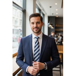 Graue strukturierte Krawatte