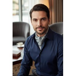 Bordó kravatová šála Askot