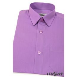 Jungen Hemd lila