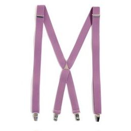 Bretele de culoare liliac cu o parte din mijloc metalică