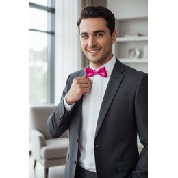 Fliege PREMIUM grün und weiß Würfel-Baumwolle