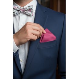 Zimtbraunes Einstecktuch