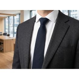 Lesklá kravata AVANTGARD modrá