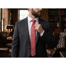 Férfi Y alakú nadrágtartó babkávé mintával