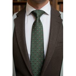 Мъжка сребърна вратовръзка