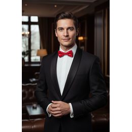 Csokornyakkendő piros