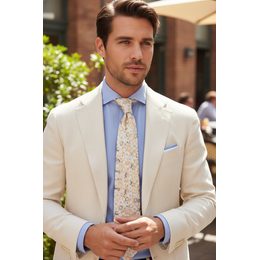 Krawat w granatowym matowym kolorze