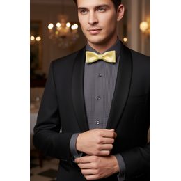 Klasyczna męska muszka w szary wzór