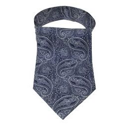 Askot albastru cu model de cașmir