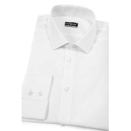 Cămașă bărbați Slim Fit bumbac alb