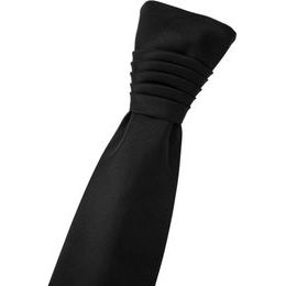 Französische Hochzeitskrawatte schwarz matt