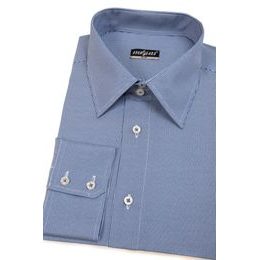 Herren Hemd SLIM mit blau-weißen Streifen