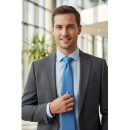 Lange Krawatte in Burgunderrot