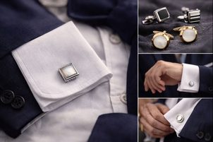 Manžetové gombíky: Elegancia v každom detaile