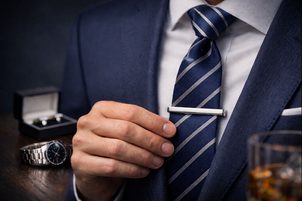 Kravatová spona: nenápadný detail, který dělá velký dojem
