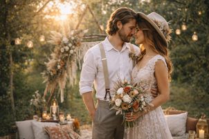 Boho svatba: když se elegance potkává s přírodou