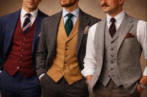 Stylingové kombinace pánských společenských vest