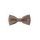 Fliege mit Einstecktuch in Beige