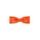 Herren Fliege Orange