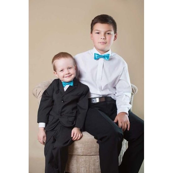 Mini fiú csokornyakkendő - Türkíz