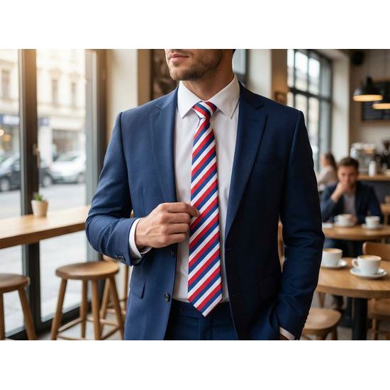 Cravata barbati Tricolor Lux