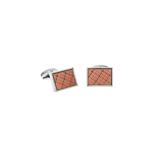 Strieborné manžetové gombíky Rose Gold