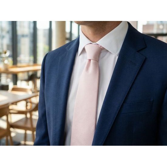 Pánska kravata Avantgard púdrové farby