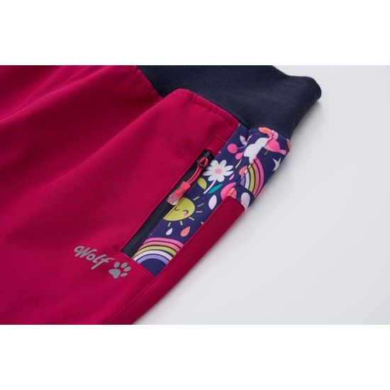 Mädchen rosa Softshellhose