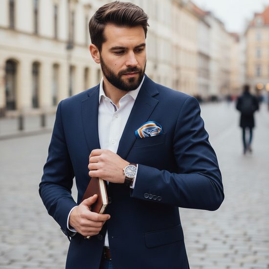 Hodvábna vreckovka s koňom