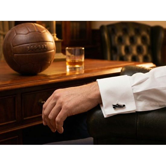 Manschettenknöpfe Fußballschuhe