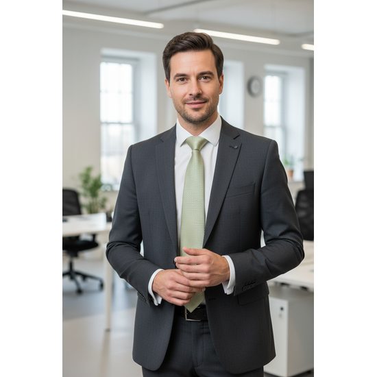 Zelenkavá pánska kravata