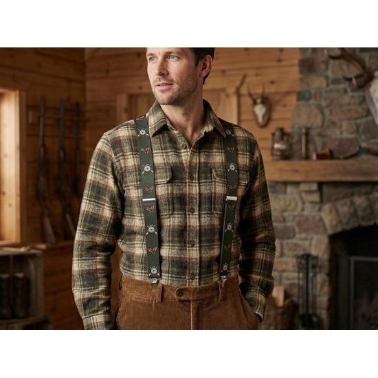 Nadrágtartó vadászmotívummal 3,5 cm