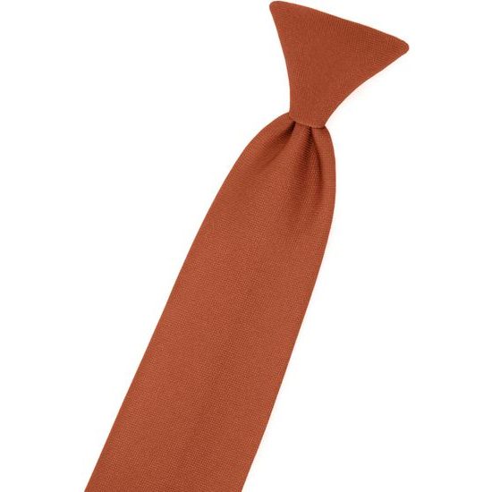 Skořicově hnědá chlapecká kravata
