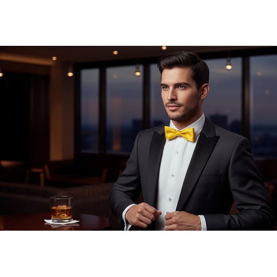 Gotowa żółta muszka błyszcząca