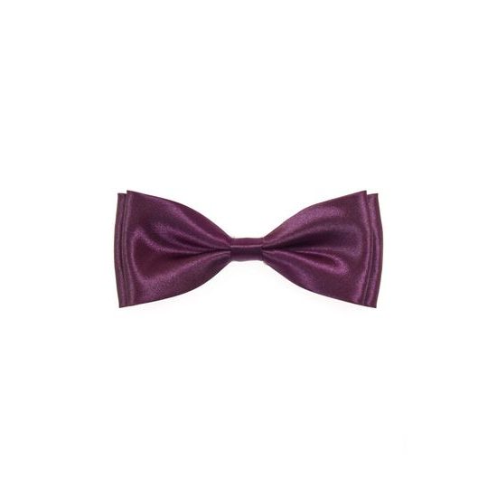Herren Fliege in Aubergine Schatten