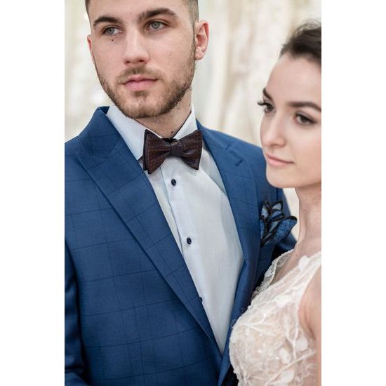 Košile SLIM světle a tmavě modrá