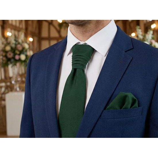 Tmavozelená matná svadobná regata