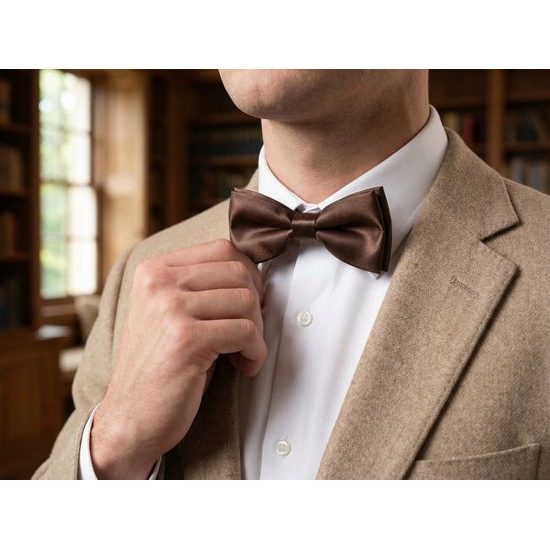 Klasický hladký čokoládový motýlik