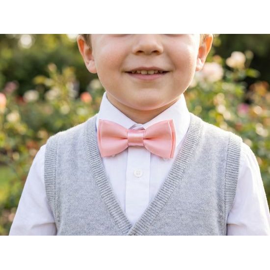 Fliege MINI rosa für Kinder 7 cm