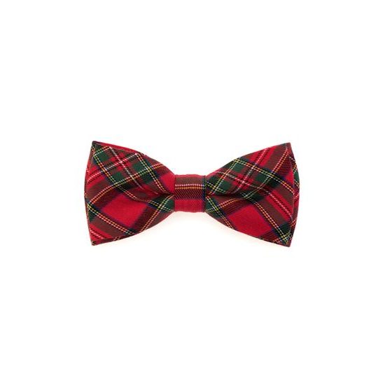Herrenfliege Royal Tartan Red aus Baumwolle