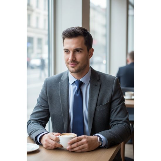 Kravata tmavomodrá NAVY