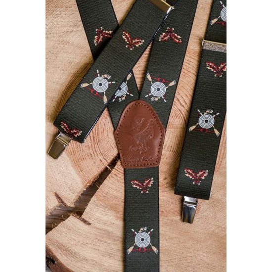 Hosenträger mit Jagdmotiv 3,5 cm